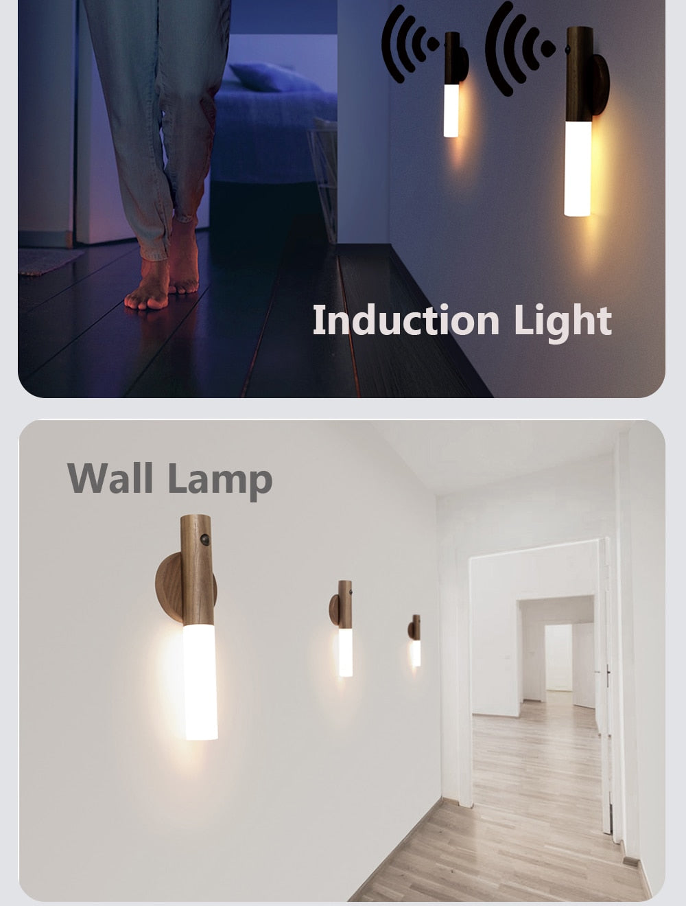 LumiSense – Trådløs LED-natlampe med bevægelsessensor Bonusvis