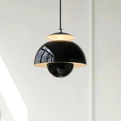 Skandinavisk moderne LED Pendellampe Sort Bonusvis