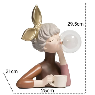BubbleFairies Bordlampe – Magisk Design med Taktile Féer og Blød Belysning Bonusvis
