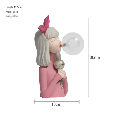 BubbleFairies Bordlampe – Magisk Design med Taktile Féer og Blød Belysning Bonusvis