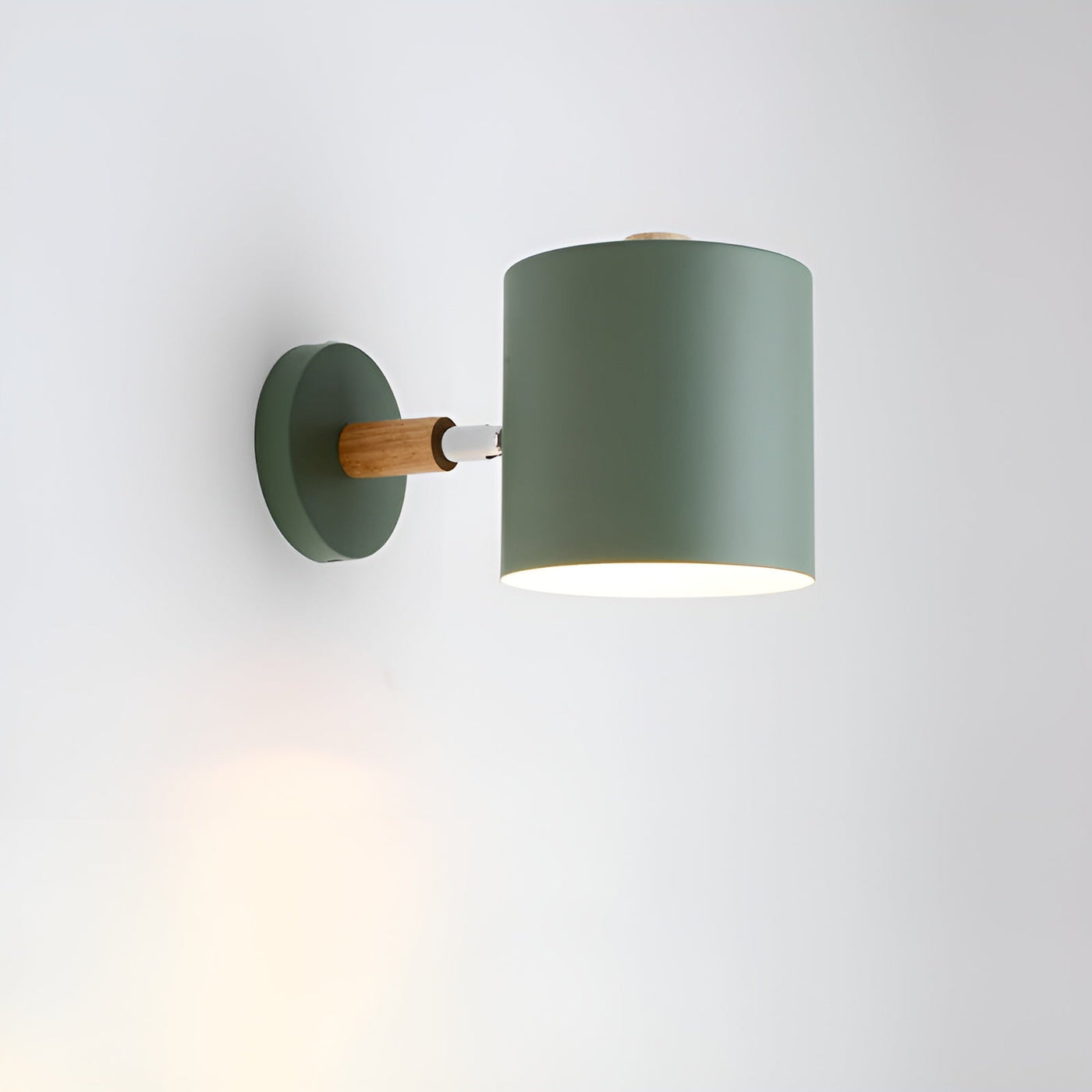 LumiPastel Væglampe – Skandinavisk Design med Justerbar Lys Grøn Bonusvis