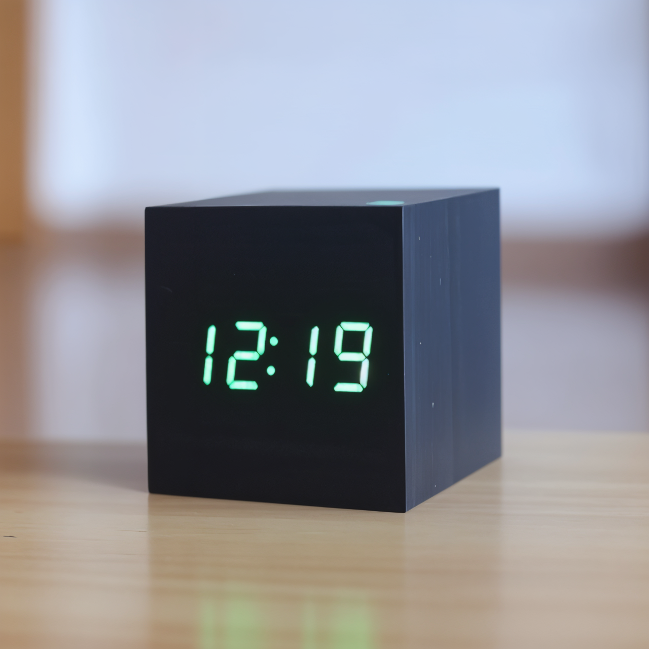 WoodTime | Elegant Digital LED Træur Bonusvis