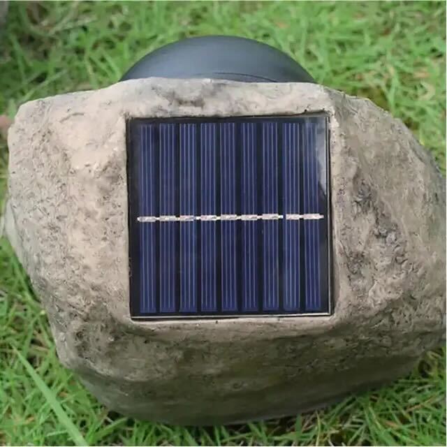 Solaire Lampe Design Sten – LED Havebelysning med Solenergi