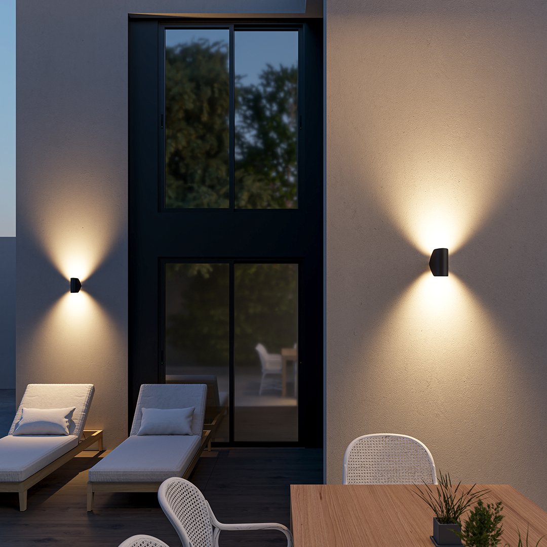 LumosWave LED Væglampe Udendørs – Moderne Design med Varme Belysning Bonusvis