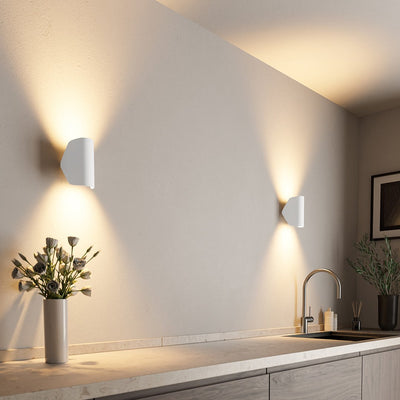 LumosWave LED Væglampe Udendørs – Moderne Design med Varme Belysning Hvid Bonusvis
