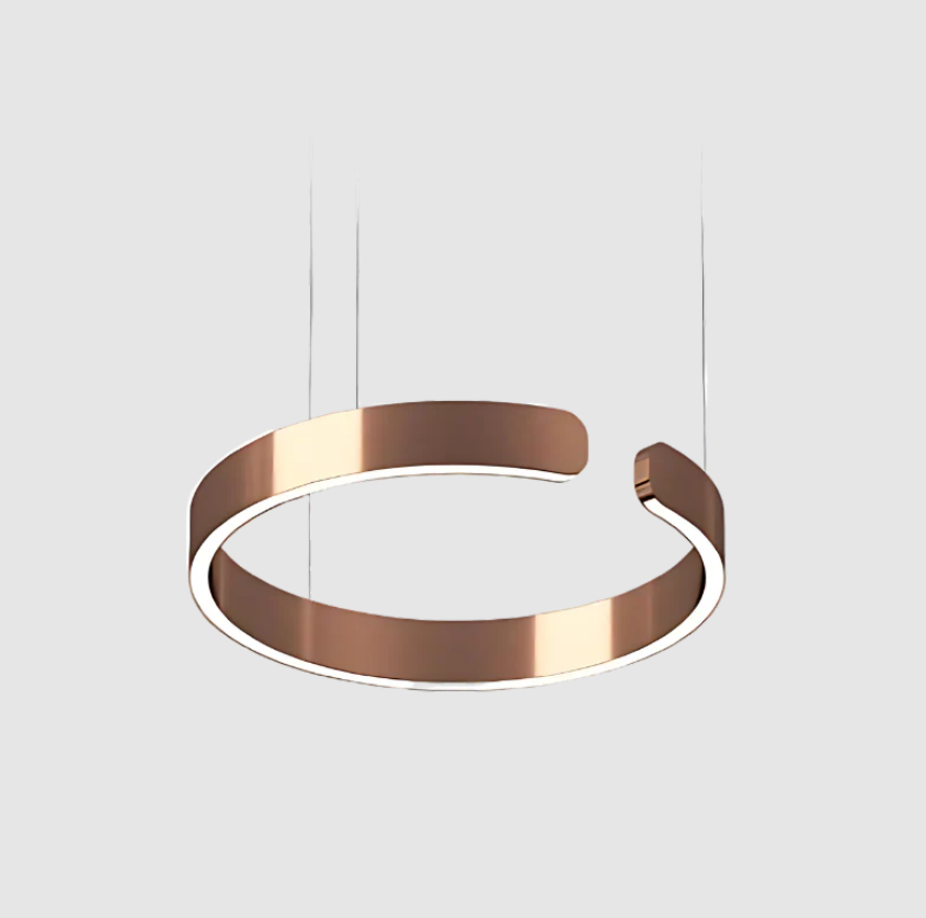CeilingGlow Hængelampe – Moderne og Tidløst Design med Justérbar Højde Rosé Élégance Bonusvis