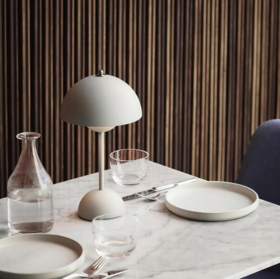 TruffleGlow Mini Trådløs Bordlampe – Elegant Design med Lang Batterilevetid Bonusvis