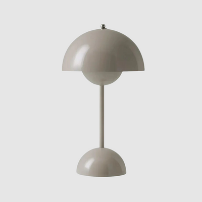 TruffleGlow Mini Trådløs Bordlampe – Elegant Design med Lang Batterilevetid Perlegrå Bonusvis