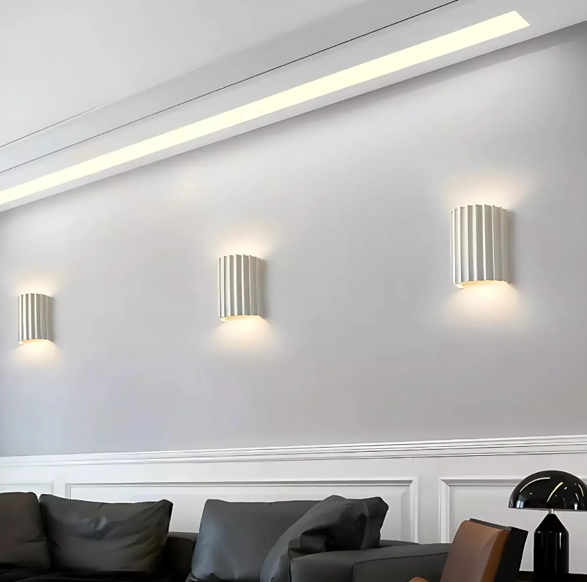 WallGlow Væglampe – Elegant Design i Høj Kvalitet Resin Bonusvis