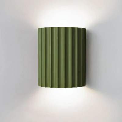 WallGlow Væglampe – Elegant Design i Høj Kvalitet Resin Moss Green Bonusvis
