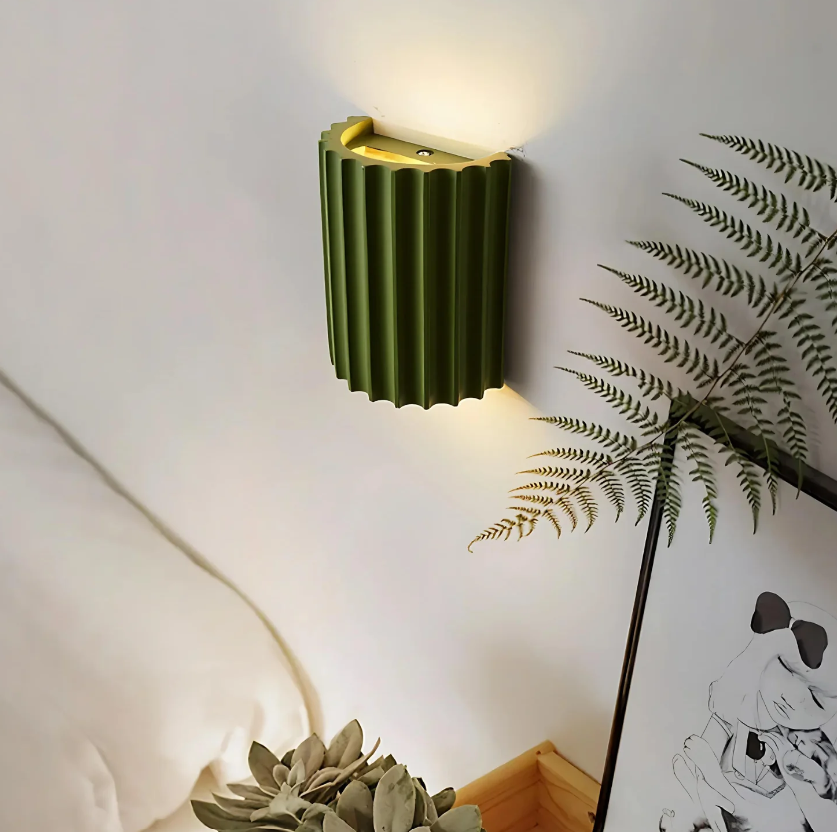 WallGlow Væglampe – Elegant Design i Høj Kvalitet Resin Bonusvis