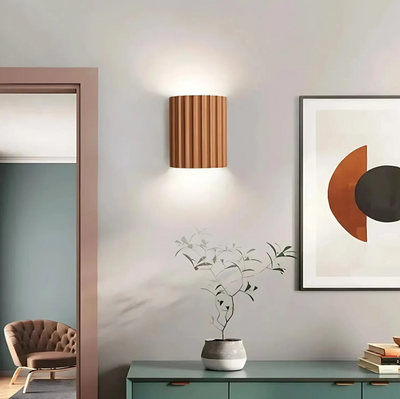 WallGlow Væglampe – Elegant Design i Høj Kvalitet Resin Bonusvis
