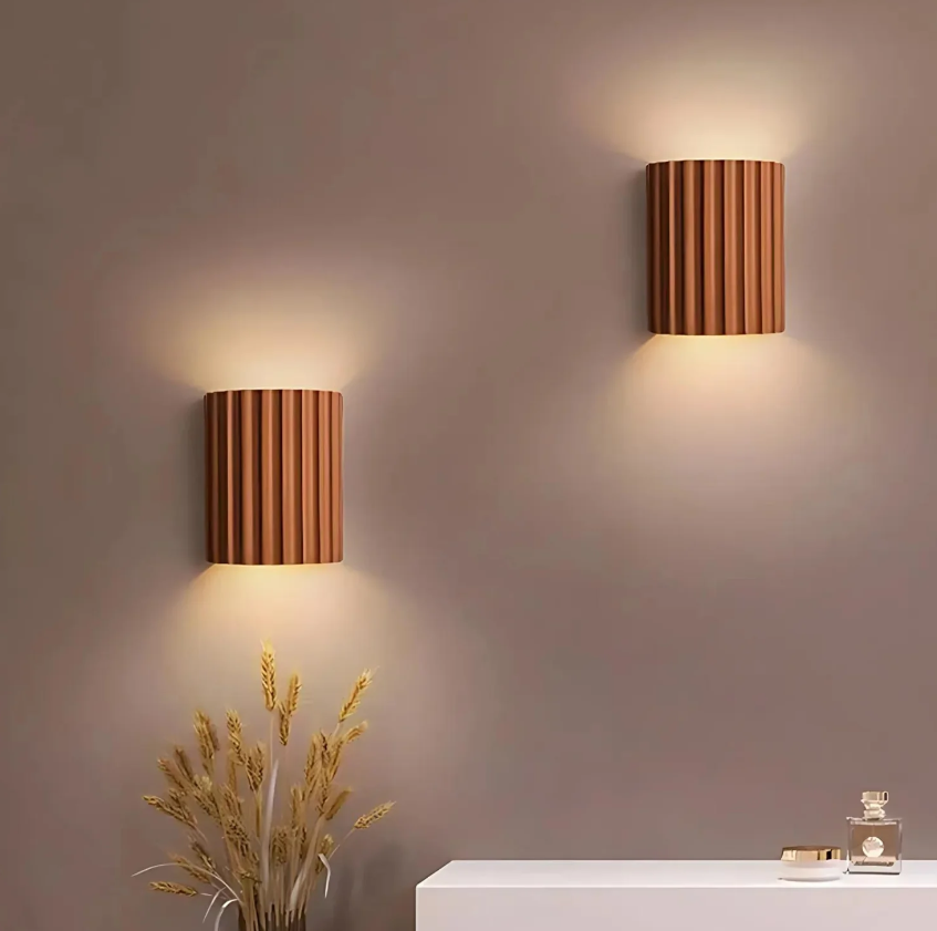WallGlow Væglampe – Elegant Design i Høj Kvalitet Resin Bonusvis