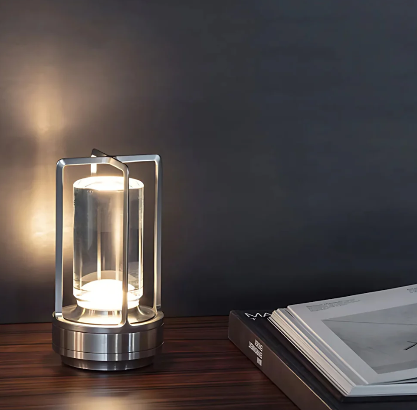 AuroraGlow Trådløs Bordlampe – Elegant Design med Lang Batterilevetid Bonusvis