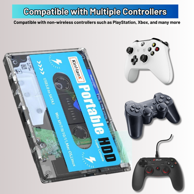 Retro Spil Kassette – 110.000 Klassiske Spil og 70+ Emulatorer til Plug & Play Bonusvis