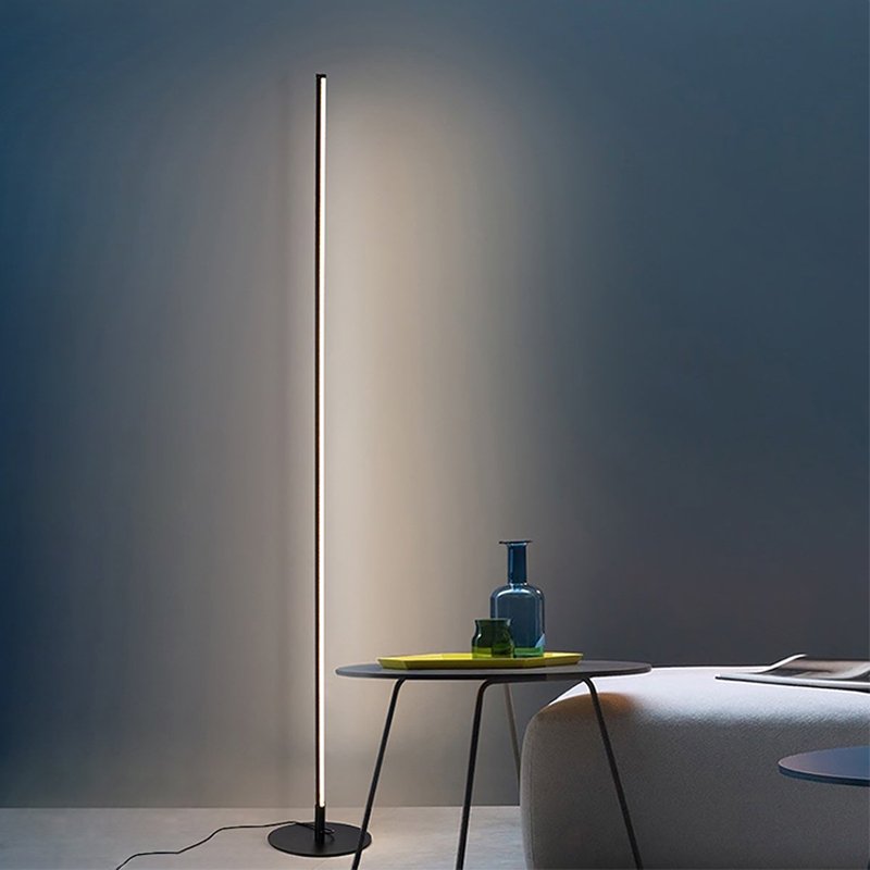 Moderne LED Gulvlampe med Dæmpbar Lys – Minimalistisk Design og Energibesparende Belysning Bonusvis