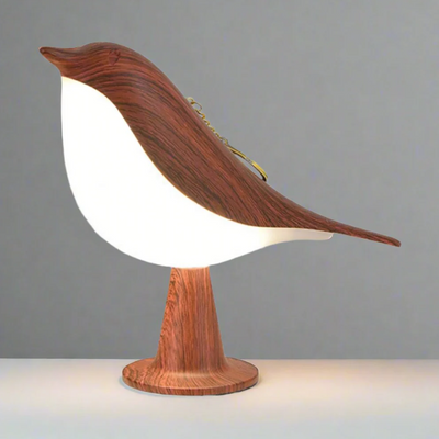 Oiseau Lampe Bord – Elegant Design med Kunstnerisk Også Træ Bonusvis
