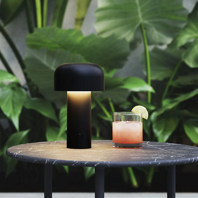 Svampelampe Bordlampe – Justerbart Lys og Elegant Design Bonusvis