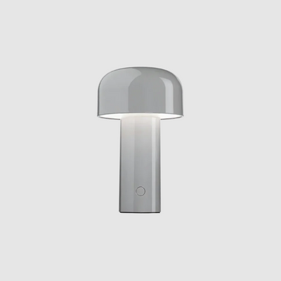 Svampelampe Bordlampe – Justerbart Lys og Elegant Design Askegrå Bonusvis
