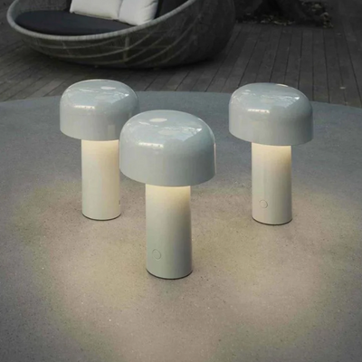 Svampelampe Bordlampe – Justerbart Lys og Elegant Design Bonusvis