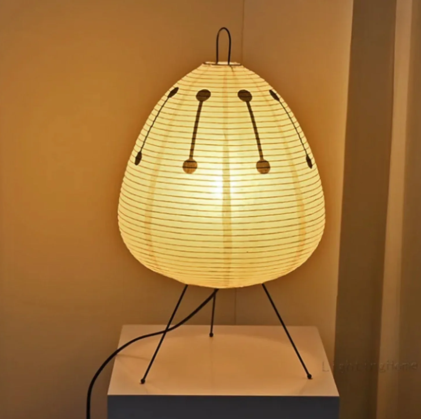 Japansk Stil Papirlampe – Minimalistisk Design med Blød og Beroligende Belysning Akari Bonusvis