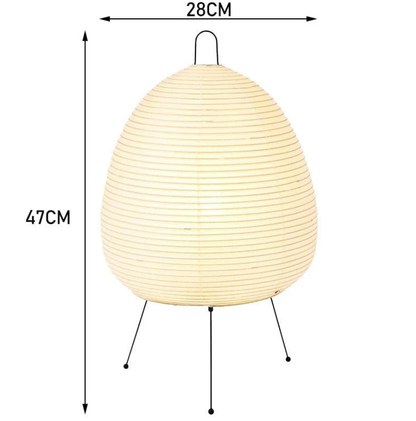 Japansk Stil Papirlampe – Minimalistisk Design med Blød og Beroligende Belysning Bonusvis