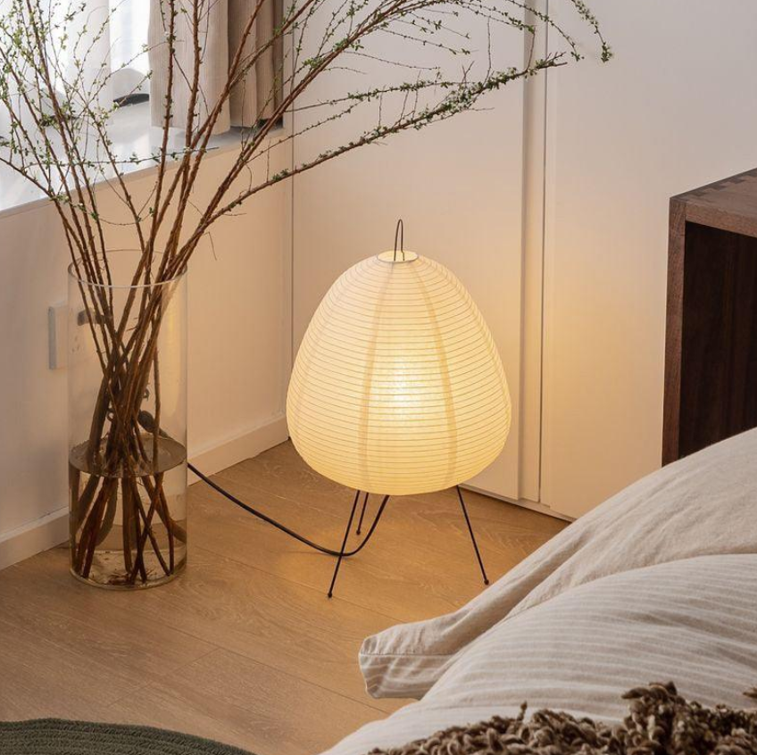 Japansk Stil Papirlampe – Minimalistisk Design med Blød og Beroligende Belysning Bonusvis