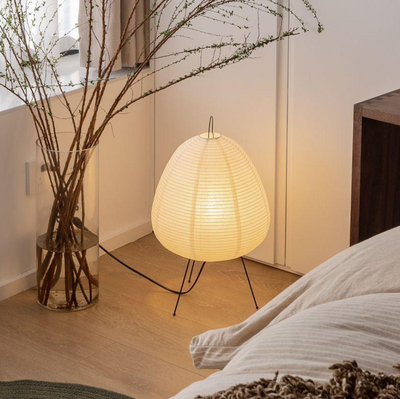 Japansk Stil Papirlampe – Minimalistisk Design med Blød og Beroligende Belysning Bonusvis