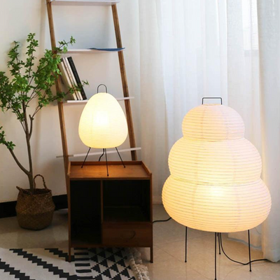 Japansk Stil Papirlampe – Minimalistisk Design med Blød og Beroligende Belysning Bonusvis