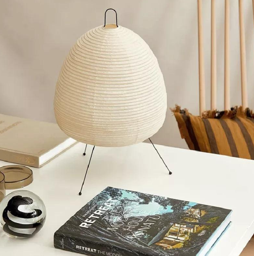 Japansk Stil Papirlampe – Minimalistisk Design med Blød og Beroligende Belysning Bonusvis