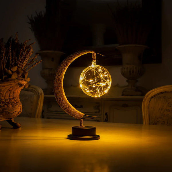 Globe Luna Lampe – Unik Månelys Design til Hygge og Stil Bonusvis