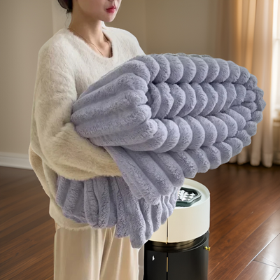Superblød Fleece Plaid – Luksus og Komfort til Din Sofa Mauve Bonusvis