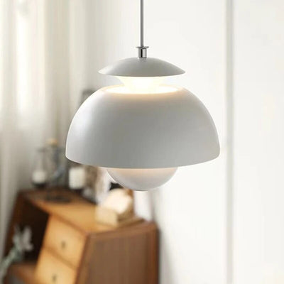 Skandinavisk moderne LED Pendellampe Hvid Bonusvis