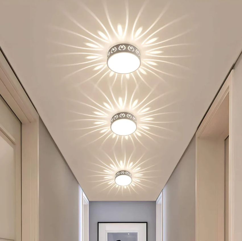LumiEntre LED Loftlampe – Elegant og Luksuriøs Belysning til Entré, Korridor og Balkon Bonusvis