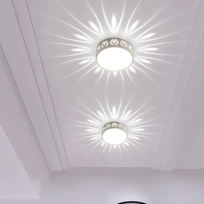 LumiEntre LED Loftlampe – Elegant og Luksuriøs Belysning til Entré, Korridor og Balkon Kold hvid Bonusvis