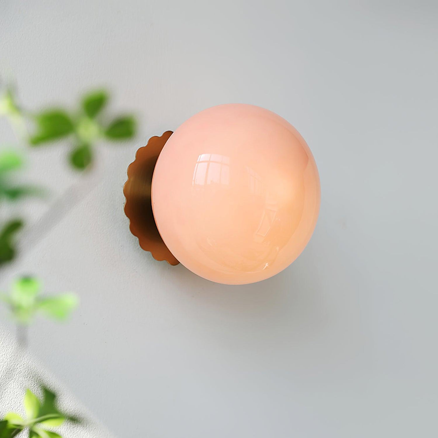 Moderne Væglampe i Metal og Glas – Elegant Design til Stue, Soveværelse og Gang Bonusvis