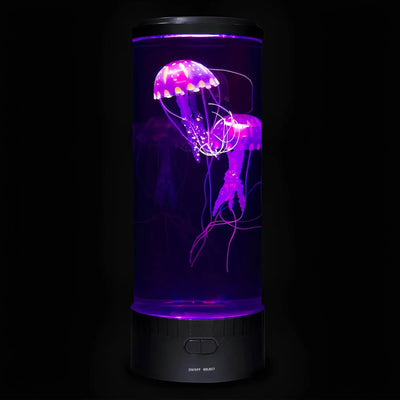 MedusaGlow Lavalampe LED med Flydende Kegler – Multifarvet Lys til Dit Hjem Bonusvis