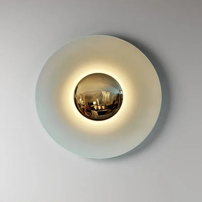 Moderne LED Væglampe med Glasdæksel – Elegant og Energibesparende Belysning Hvid Guld Bonusvis