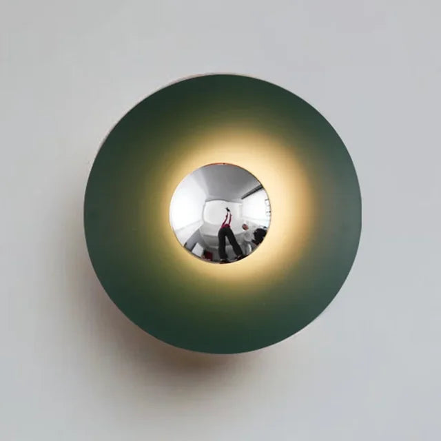 Moderne LED Væglampe med Glasdæksel – Elegant og Energibesparende Belysning Grøn Sølv Bonusvis