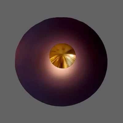 Moderne LED Væglampe med Glasdæksel – Elegant og Energibesparende Belysning Lilla Guld Bonusvis