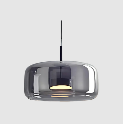 Moderne Loftlamper i Glas og Metal – Justerbar Højde, Sæt med 3 Røget grå 35cm Bonusvis