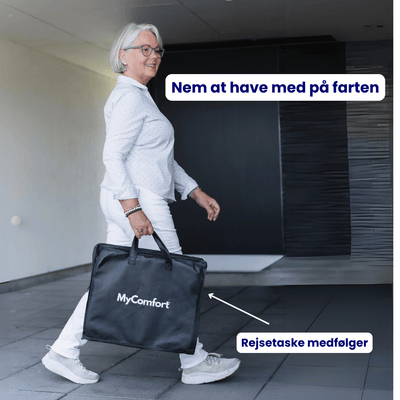 OrthoSeat Siddepude med Memory Skum – Ergonomisk Aflastning til Haleben, Hofter og Ryg Bonusvis