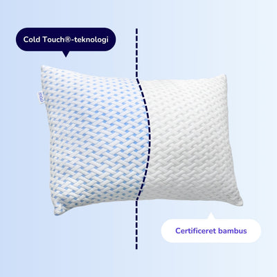 Adaptivo Justerbar Memory Foam Pude – Ergonomisk Hovedpude med Kold og Varm Side Bonusvis