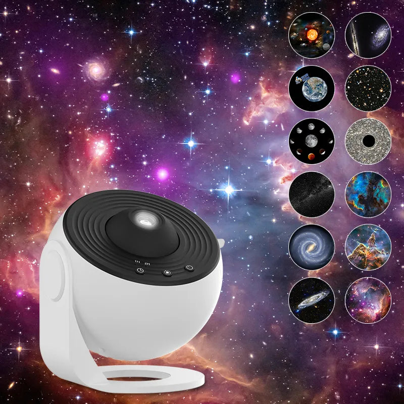 CelestialGlow | 12-i-1 HD Projektion & Rotations Star Projektor Lampe Bonusvis