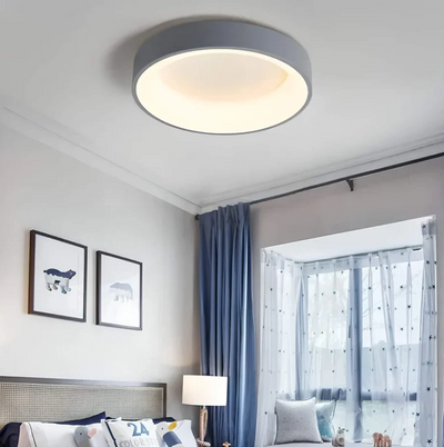 NordLight LED Loftlampe – Skandinavisk Design med Energieffektiv Belysning Grå Bonusvis
