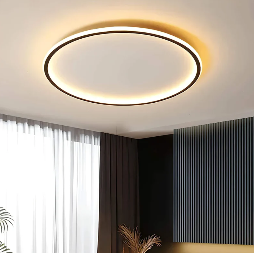 NordiLumi LED Loftlampe – Elegant Nordisk Design med Blødt og Jævnt Lys Sort Bonusvis