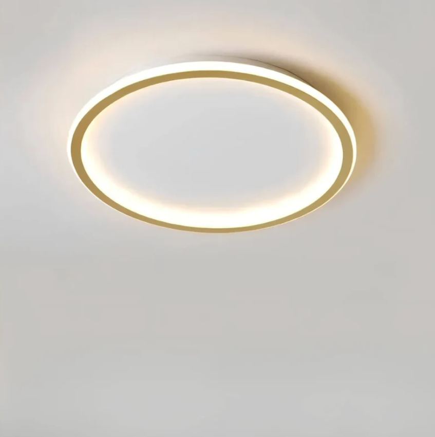NordiLumi LED Loftlampe – Elegant Nordisk Design med Blødt og Jævnt Lys Guld Bonusvis