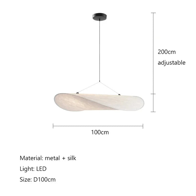 SilkWave Håndlavet Lampe – Blødt Lys med Fjernbetjening Bonusvis