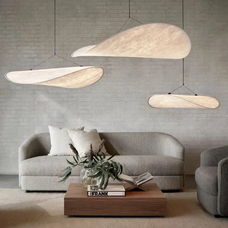 SilkWave Håndlavet Lampe – Blødt Lys med Fjernbetjening Dia80CM Bonusvis