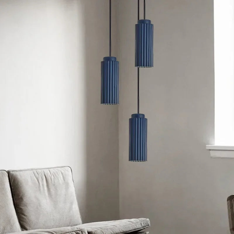 Scandi LED Pendellampe – Elegant og Minimalistisk Design til Dit Hjem Blå Bonusvis